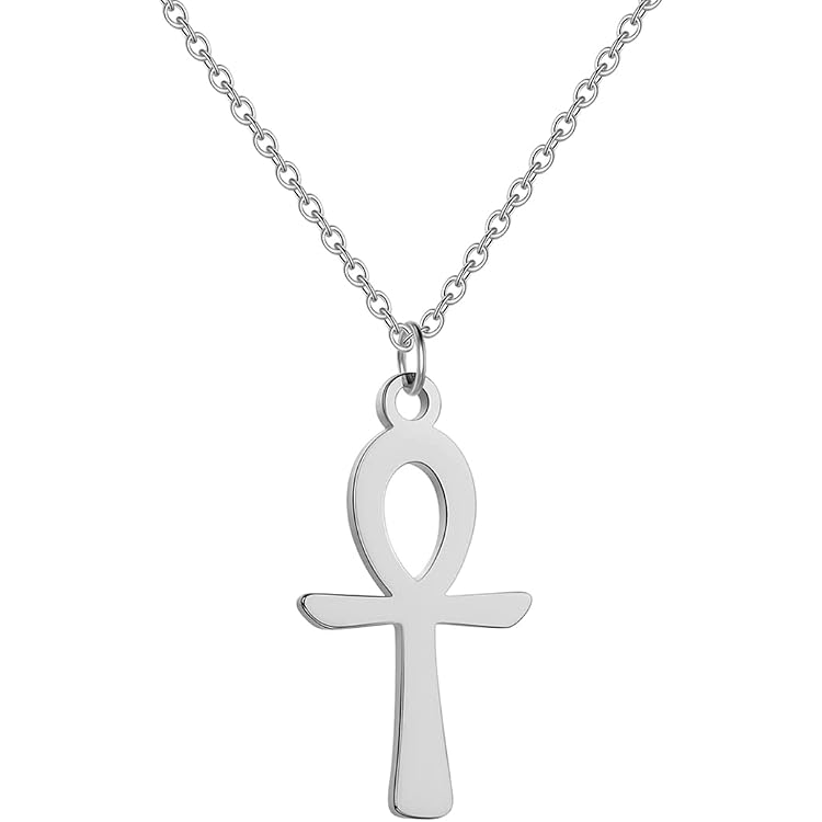 Boucles D'oreilles Ankh égyptien En Acier Inoxydable - Croix De Vie égyptienne - Bijoux Symboliques Pour Femmes Et Hommes