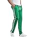 Produktbild Byeel Sporthose, Herren Gestreifte Slim Fit Jogginghose Teen Jungen Casual Dünne Laufhose Hosen Sport Workout Trainingshose (Grün, L)