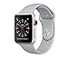Price comparison product image APPLE MQKU2B/A Watch Series 3 (GPS) - 38 mm - silver aluminium - smart watch with sport band - fluoroelastomer - fog - 130-200 mm - 8 GB - Wi-Fi Bluetooth - 26.7 g - (Smart Tech > Smart Watches & Fitn