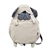 Produktbild SODIAL Frauen Rucksack Schul Nette Hund Rucksack Weiblichen Vintage Notebook Rucksack Fuer Maedchen Schule (Khaki)