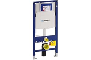 Geberit Vorwandelement Duofix, 111300005, für Wand-WC, mit 2-Mengen-Spültechnik, Spül-Stopp-Funktion, Schwitzwasser-isolierter, Stahlkonstruktion, 65178 3