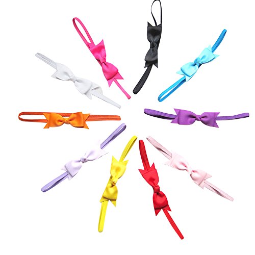 Demiawaking Mädchen Baby Kinder Satin Stirnband Haarband Zusätze