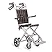 Produktbild DWhui Rollstuhl Light Transport Folding Rollstuhl Portable Travel Chair Aluminum AlloyCollision Carrying Rollchair mit Armlehne geeignet für ältere und Kinder