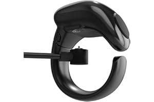 Al salama Smart Tasbih Ring for Prayer, 20/22mm Rechargeable Digital Zikr Counter with LED Display, Bluetooth 5.1, Azan Alarm & Prayer Reminder for Muslim Men and Women(Black)