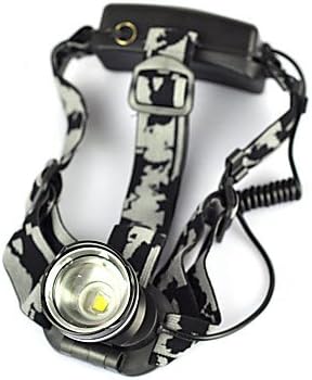 GRH 2000LM XML T6 LED 18650 Zoomable Headlamp Headlight Head Torch Rechargeable Lamp Bare Machine , black