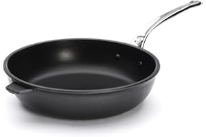 De Buyer - Sauteuse antiadhésive CHOC EXTREME - Diamètre 28 cm -, Noir