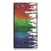 Produktbild Head Case Designs Regenbogen / Geschmolzene Buntstifte Rückseite / Cover für Sony Xperia Miro ST23i