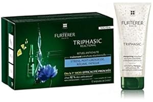 Rene Furterer Triphasic Reactional 12 x 5ml Vials And Shampoo Anti Hair Loss Ritual 100ml Promo Pack