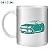 Produktbild Stuff4® Tee/Kaffee Becher 350ml/Türkis/C63 Coupé Black Series/Weißkeramik/ST10
