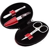 solingen set posu?a ✔ NECESSAIRE AUS KUNSST-LEDER: Das Etui besteht aus Kunst-Leder und ist besonders widerstandsfähig. Außerdem bleiben die Instrumente im Inneren bestens geschützt.