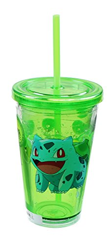 Preisvergleich Produktbild Pokemon Bulbasaur 18oz Carnival Cup w / Floating Confetti Pokeballs