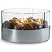 Produktbild Philippi 123072 Burn Tischkamin rund Aluminium und Glas Maße: 20 x 20 x 13 cm