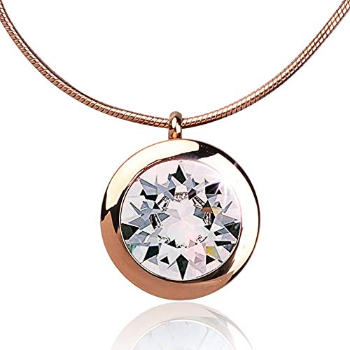 CROWNSTARQI SW - Collana con Cristalli, Colore: Bianco, cod. SW Necklace White