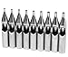 22 X TATTOO STAINLESS STEEL NOZZLE TIPS FOR NEEDLES TUBE MACHINE GUN CASE Z086