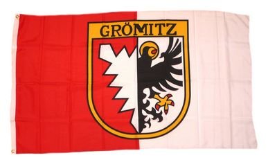 Preisvergleich Produktbild Flagge Fahne Grömitz 90 x 150 cm FLAGGENMAE®