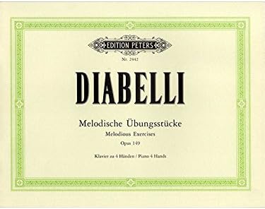 Anton Diabelli: Melodic Exercises Op. 149 (Piano Duet). Sheet Music for Piano Duet