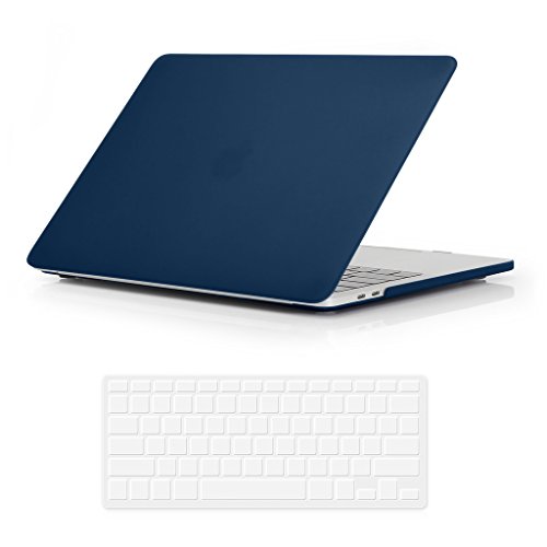 Case MacBook Pro 13 Hülle Navy Blau ,iCasso Reines Farbe design Ultra Slim Kratzfeste Matt Rutschfest Hartschale Snap Case für MacBook Pro 13 Zoll (mit CD ROM) (Modell: A1278)