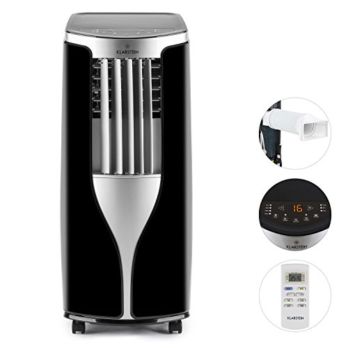 Klarstein New Breeze 9 Klimaanlage Klimagerät (Ventilator, 9000 BTU/h, Fernbedienung, LCD-Display, Energieeffizienzklasse A, Timer-Funktion, Bodenrollen) schwarz - 3