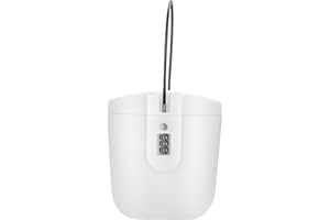 NUYHGTR Scatola con lucchetto da spiaggia, portatile, custodia di sicurezza per spiaggia, 2 l, grande capacità per viaggi, cassaforte da spiaggia, agente immobiliare, oggetti personali, cassaforte da viaggio