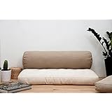 Home of Wool / Wool-Filled Bolster Pillow / Linen, Cotton, Wool or Custom Inner and Outer Zippered Covers / 8