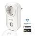 Produktbild Intelligente WLAN Steckdose, Milocos Smart Plug Wifi Steckdose Funksteckdose mit Fernsteuerung inkl Zeitsteuerung Energiesparfunktion und Unterstützt Amazon Alexa Echo, Echo Dot, mit App Steuerung überall und zu jeder Zeit für IOS und Android Smartphones