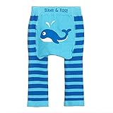 Blade And Rose Boys Whale Leggings. 0-2 Years. Blue. (0-6 months)