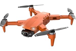 LUXWALLET LIBRA2 Elektroniczny stabilizator obrazu Dron z kamerą Full HD z torbą transportową, 30 km/h - odległość 1.2 km, pomarańczowy