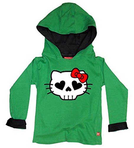 Hell Kitty Hoody - Green 11 - 12 Yrs