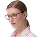 Produktbild RICH MODE Lady Multicolor Eyeglasses With Clear Lens Acetate Happiness Frame (Multicolor-rot)
