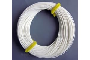 BESTCITY TACKLE Premier Quality WF8 TROUT Floating Fly Fishing Line "Ivory White" UK