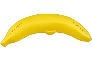 Fackelmann Bananlåda med plast, gul, 26 x 6,5 x 5 cm