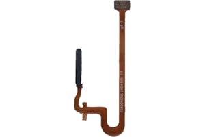 GENERICO Ricambio Compatibile con OPPO A17 CPH2477 / A38 CPH2579 / A58 4G CPH2577 / A18 CPH2591 flat flex circuito switch key pulsante accensione tasto power on off + FINGERPRINT READER spare part (Nero)