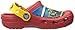 Crocs Cc Mcqeen and Francesco Unisex-Child Clogs - Red (Flame Yellow), 4/5 UK Child (19-21 EU)