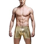 Lack und Leder Erotik Herren Unterwäsche, Ideal für Lingerie Nacht und perfekt für romantischen Abend.