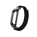 Produktbild YUYOUG_watch strap yuyoug für Xiaomi Mi Band 3 Stylische Weiche Nylon Ersatz Band Sport Armband Double Buckle Handschlaufe Armband, Schwarz