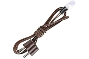 ‎WITTKOWARE WITTKOWARE Zubehör zur Krippen-/Puppenstuben-Elektrifizierung (LED mit Flackerlicht, 3,5V, Lichtfarbe rot, mit Kabel & Stecker)