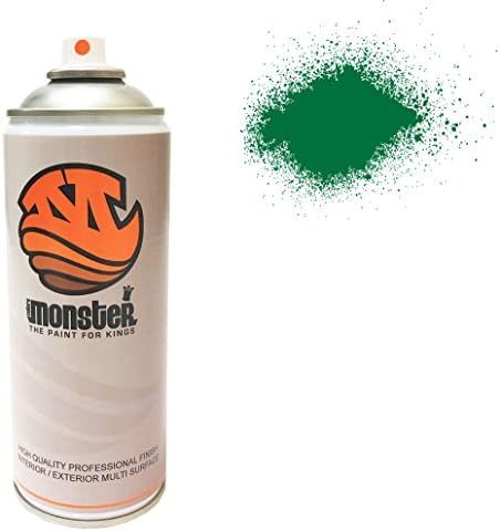 Monster Premiere Satin Finish Mint Green RAL 6029 Spray Paint, All Purpose Interior/Exterior, Art, Crafts, auto, Home Furniture, 400ml
