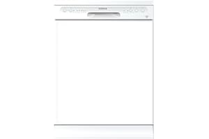 Edesa | Lavavajillas de Libre Instalación | Modelo EDW-6120 WH | Ancho de 60 cm | 4 Programas | 52 dB de potencia Acústica | Clase de Eficiencia Energética E