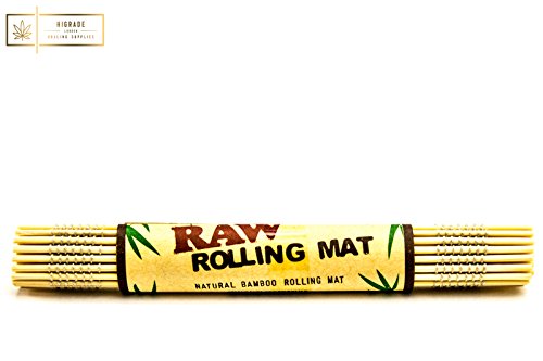 Raw Bamboo Rolling Mat mit 4 Raw Papers und 2 Broschüren von Raw Rolling Tips - 4