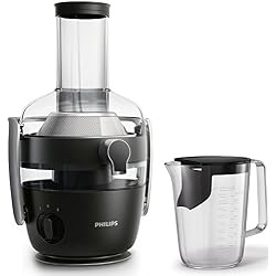 Philips HR1916/70 Centrifugeuse avec Cheminée XXL Noir 1,5 L 900 W