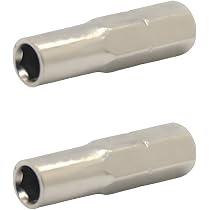5x Schraubendreher-Bit-Adapter – 6,35 Mm (1/4 Zoll) Auf 4 Mm, Magnetisch, Aus Chrom-Vanadium-Stahl, 45 Mm Lang