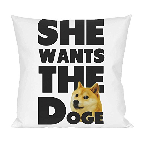 She Wants The Doge Pillow