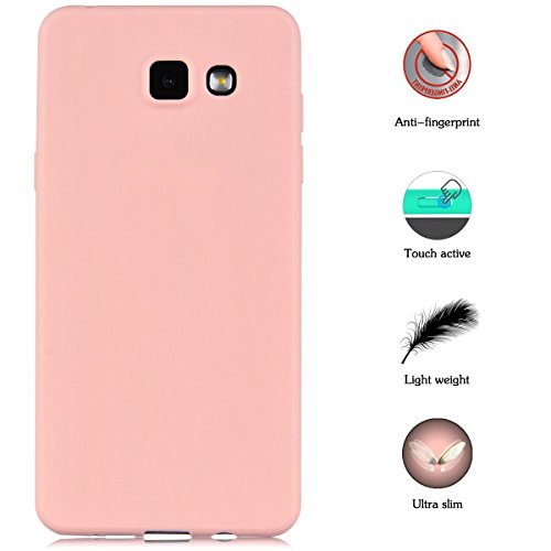 Funda Samsung A5 2016  CaseLover Ultra Delgado Suave TPU Carcasa para Samsung Galaxy A5 2016 A510  5 2 Pulgadas  Flexible Silicona Parachoques Gel Ara  azos Absorbente Resistante Goma Mate Opaco Amortigua Golpes Protectiva Caso con L  piz   ptico - Rosado