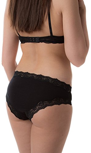 Pack-of-2-Passionelle-Womens-Sexy-Shorty-Style-Briefs-Luxury-Blended-Fabric