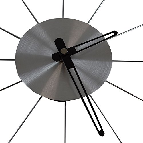 Uhr Büroklammer Wanduhr zum bestücken für Fotos etc - 2