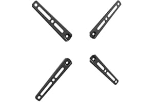 RICOO Uniwersalny adapter VESA - stojak na telewizor i monitor i uchwyt ścienny do telewizorów 32-55 cali, VA0200 rozszerzenie 200 x 200 na 400 x 400 uchwyt na telewizor na ścianę