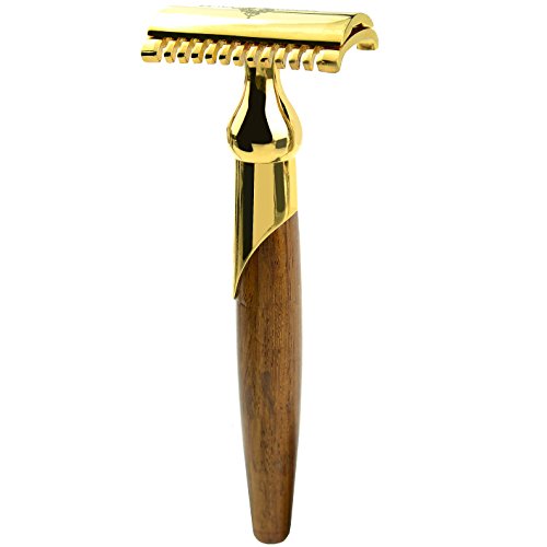 Jagen David SW1 - Navaja de afeitar de doble borde vintage para todas las cuchillas de afeitar estándar