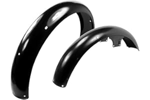 CRAFTRIDE Schutzblech vorne + hinten kompatibel mit Simson S50/ S51/S70 Kotflügel Schmutzfänger sw