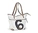 Produktbild 360° Umhängetasche Segeltuchtasche Deern Zahl, weiß, 45 x 37 x 17 cm, 28 Liter, 15057