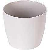Serinova YK05 Yakut Saksı No:5 Drenaj Aparatı ile Birlikte 34cm, 22 Litre Kirli Beyaz